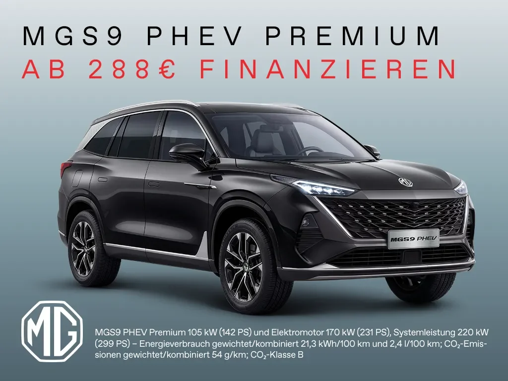 MGS9 PHEV 288€ Finanzierung