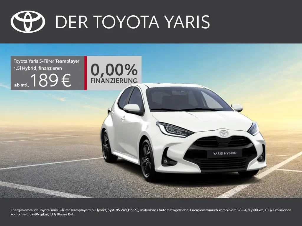 2026 05 11 0prozent finanzierung slider1 Yaris 5T