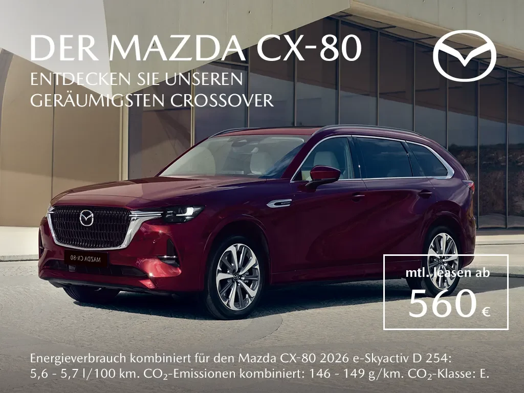 MazdaCX 80 560€